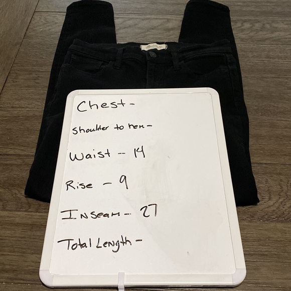 Madewell 9” Mid-Rise Roadtripper Skinny Jeans in Bennett Wash | Size 26 - Picture 2 of 10